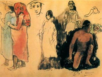 Paul Gauguin : Watercolor 20